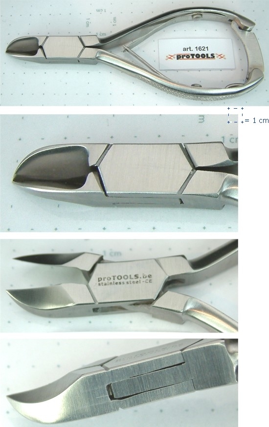 Nail Cutter - curved - 12 cm (with double spring lock)