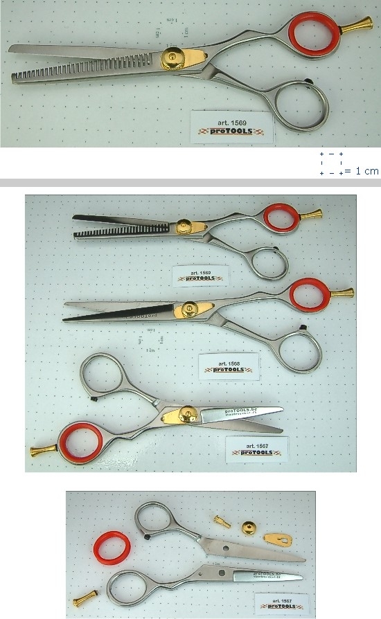Professional Barber Thinning Scissors proTOOLS - 14 cm
