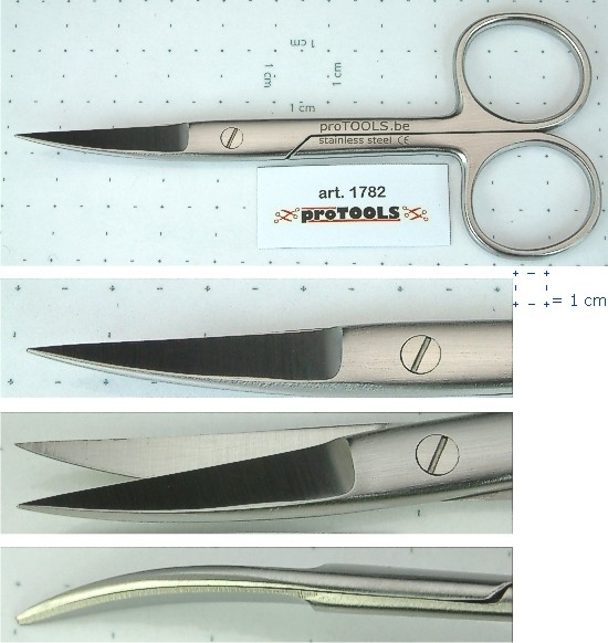 Universal Scissors Curved - sharp/sharp - 10,5 cm