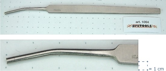 Needle with Metalic Handle Curved - blunt - 14 cm