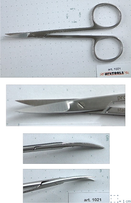 Fine Scissors Curved - sharp/sharp - 11 cm