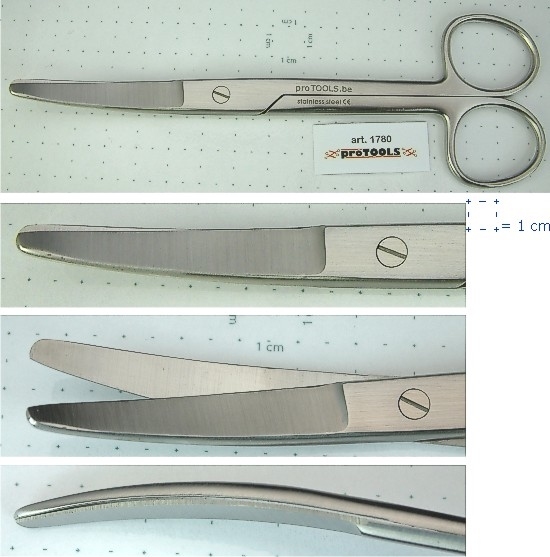 Universal Scissors Curved - round/round - 16,5 cm