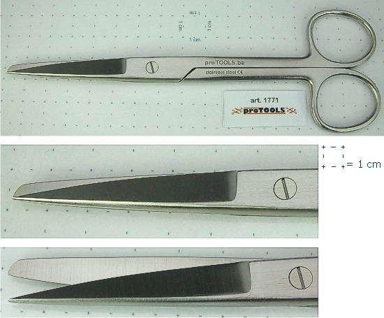 Universal Scissors - round/sharp - 16,5 cm