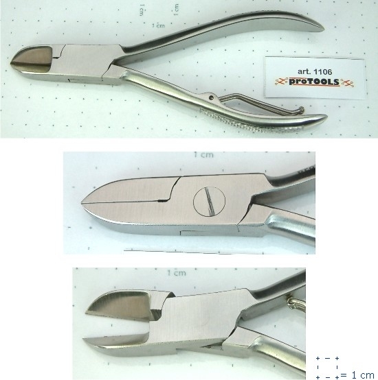 Nail Cutter - curved - 11 cm (with spring)