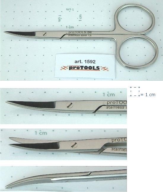 Cuticle Scissors Curved  9 cm