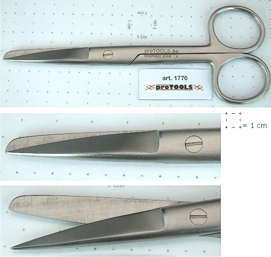 Universal Scissors - round/sharp - 13 cm