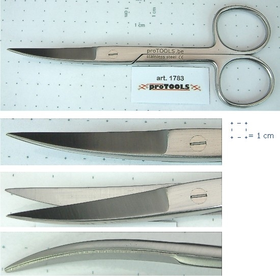 Universal Scissors Curved - sharp/sharp - 11,5 cm