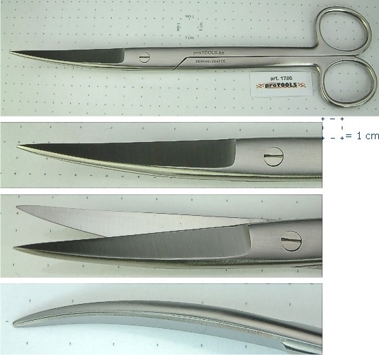 Universal Scissors Curved - sharp/sharp - 20 cm