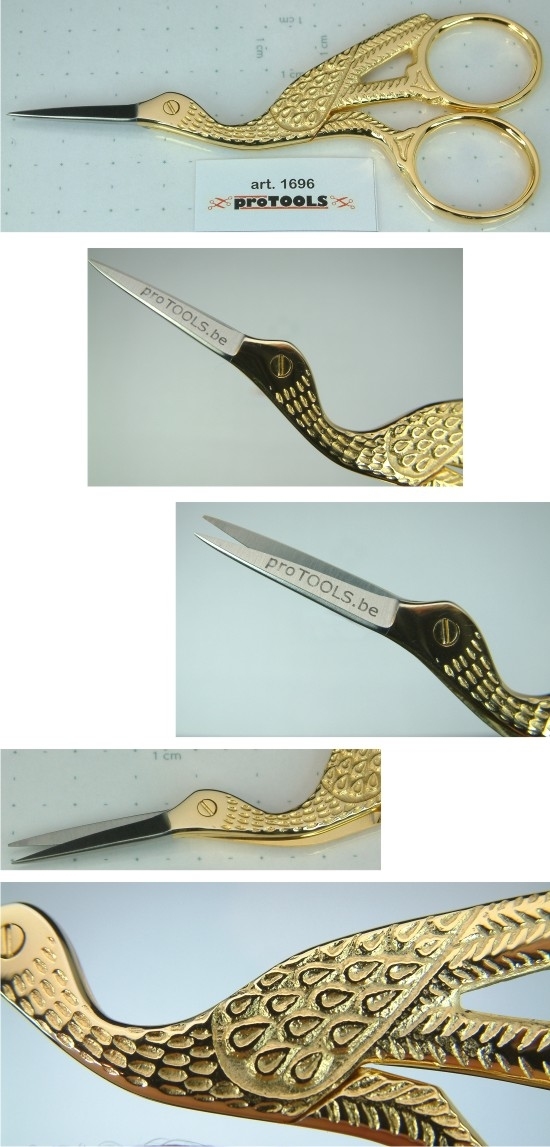 Bird Scissors Gold - 10 cm