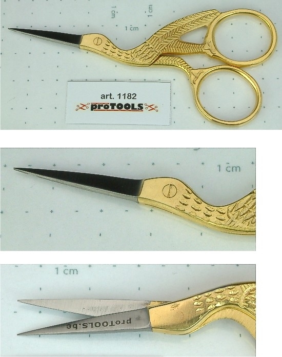 Bird Scissors Gold - 9 cm