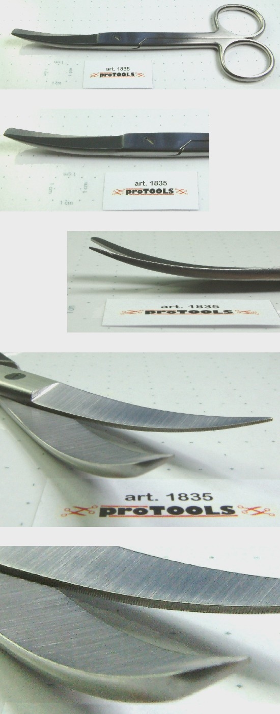 Universal Scissors `Super Cut - sharp/round - curved 14,5 cm
