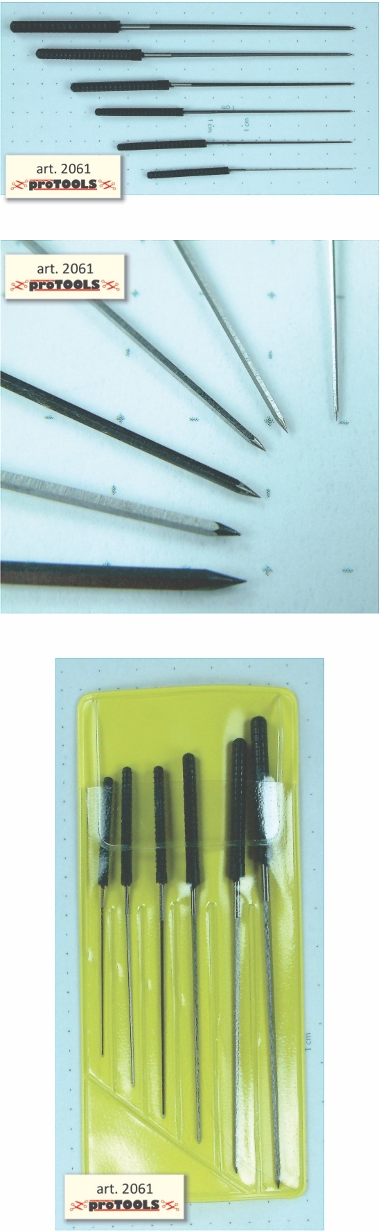 Broach Set - Cutting - 0,6 - 2,0mm