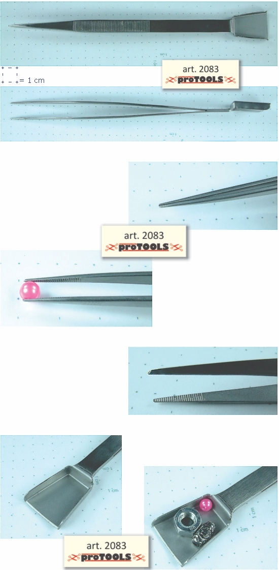 Tweezers with Shovel - 18  cm