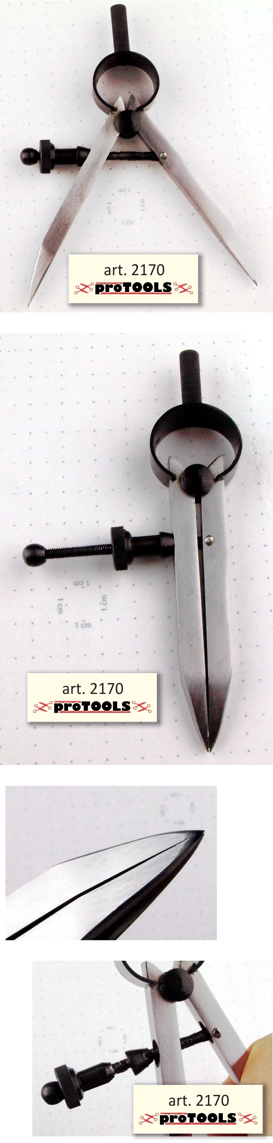 Steekpasser in Staal - 13 cm