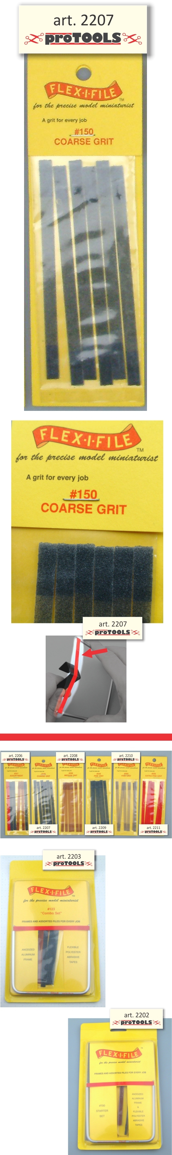 Flex-I-File Abrasive Tapes Refills #150 - Coarse Gritt