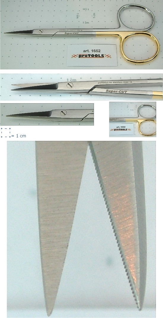 Fine Scissors - sharp/sharp `Super-Cut` - 11.5 cm
