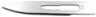 Scalpel blade for handle nr. 4 - ref.36